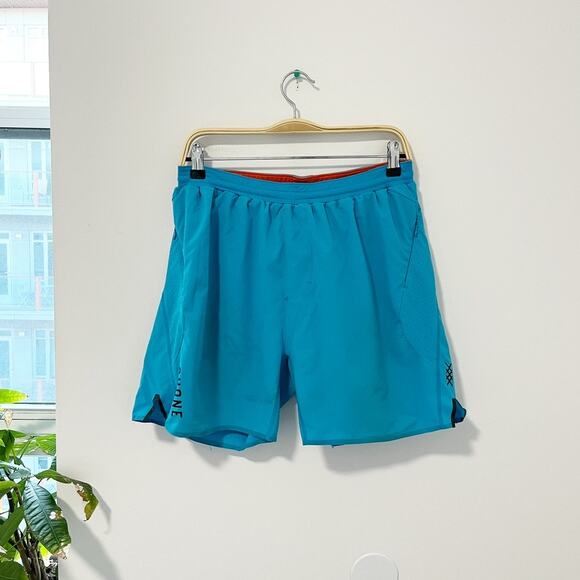Rhone Men's Blue Athletic Shorts Size Medium - Picture 1 of 7